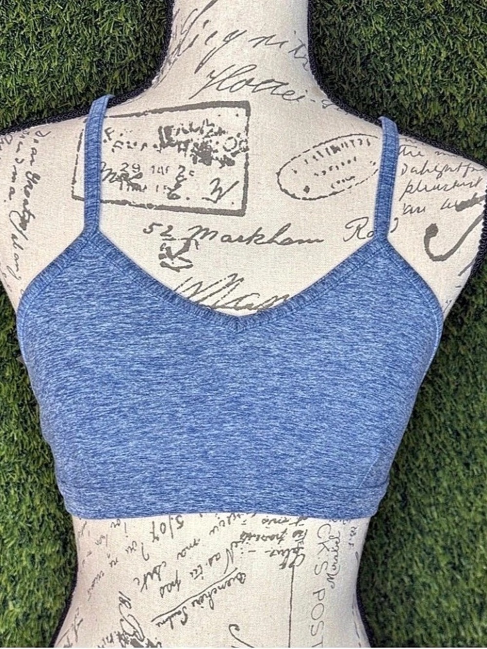 Bombshell Sportswear Blue Sports Bra Large